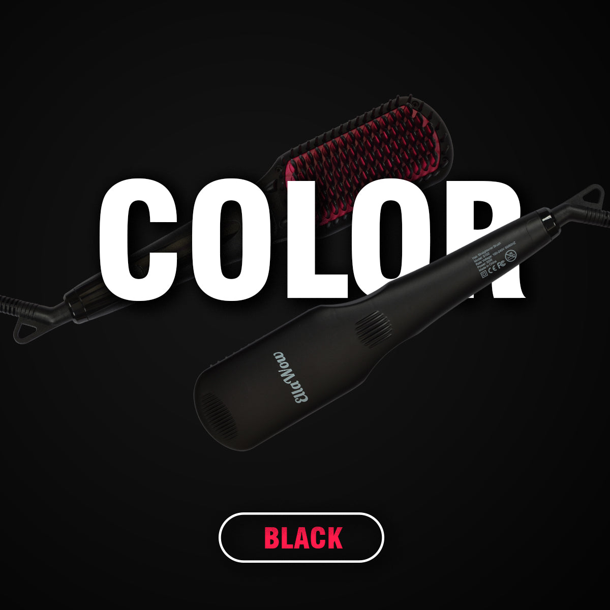 hairbrush straightener
