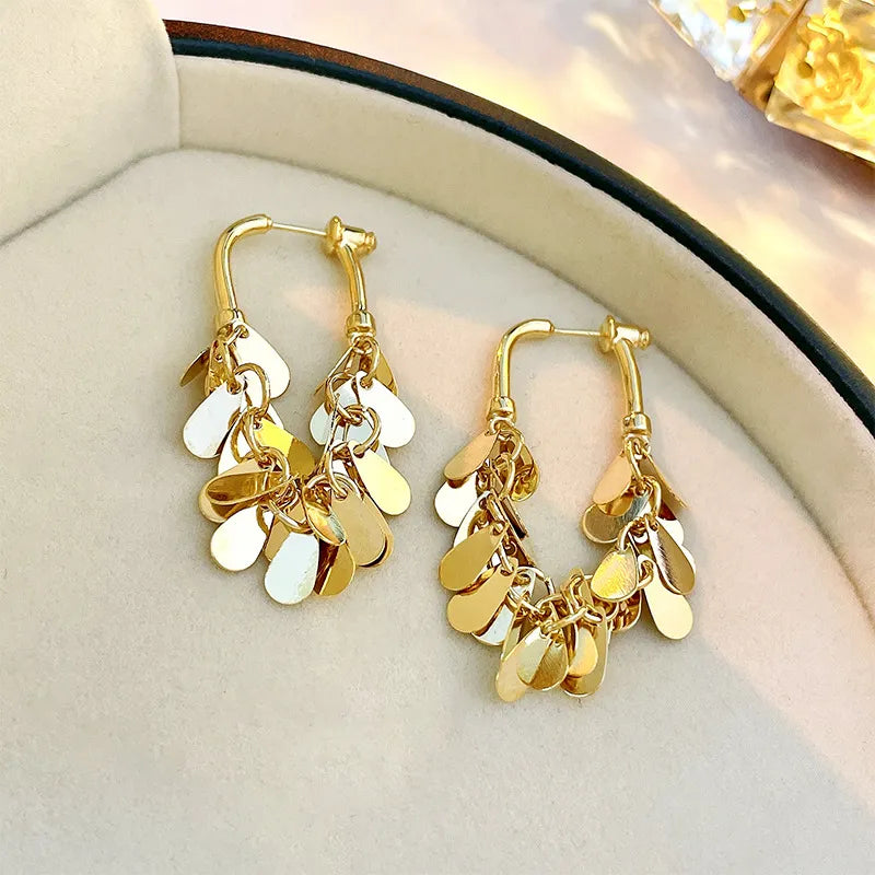 Sequin Tassel Earrings ( Buy 1 Get 1 Free )