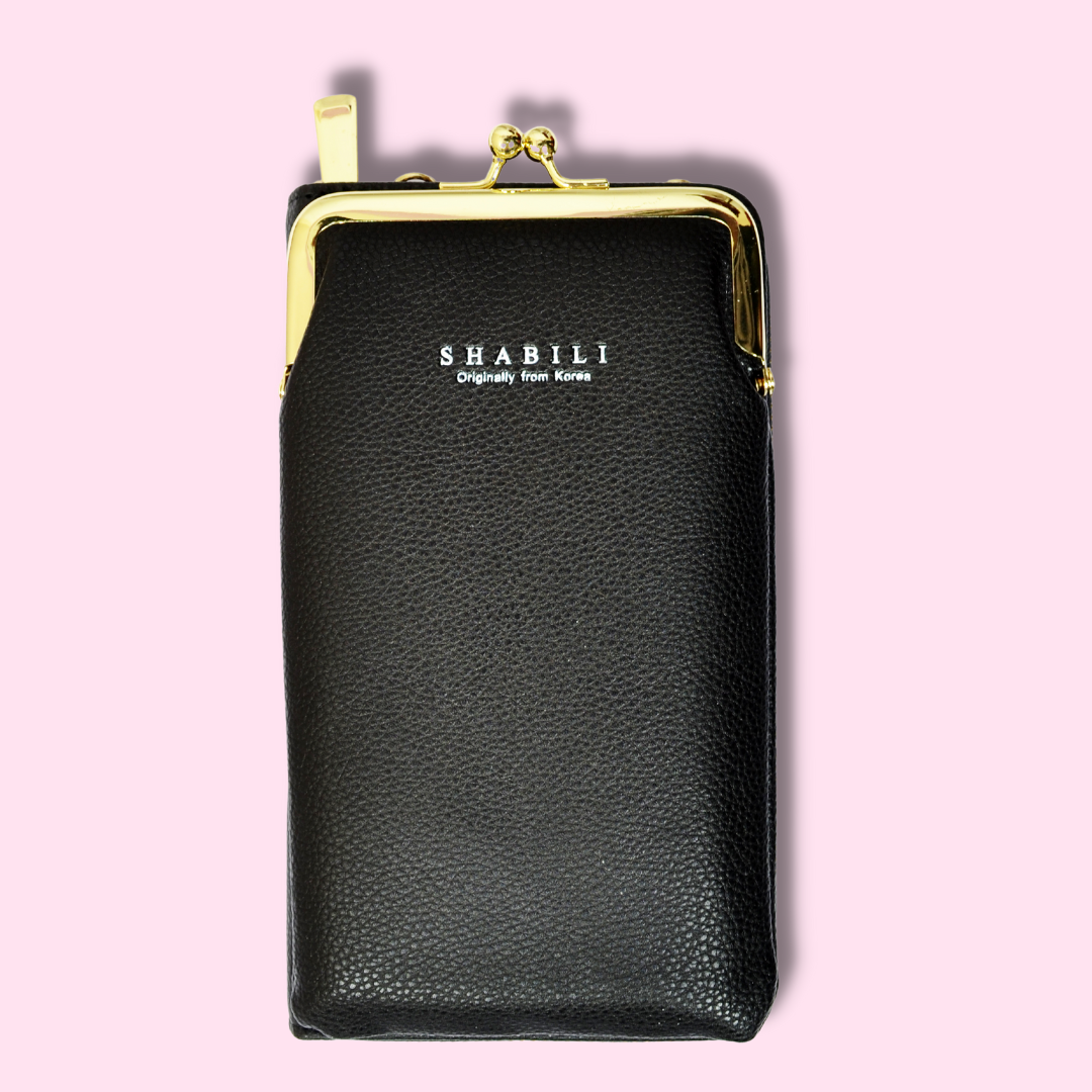 black crossbody bag