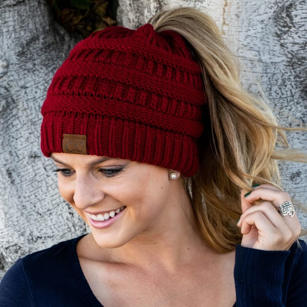 ponytail hat