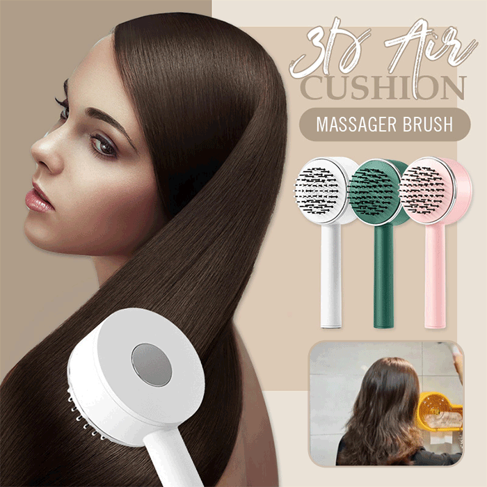 3d hair cushion hair massager brush