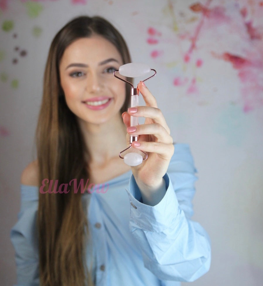 jade roller & gua sha by ellawow